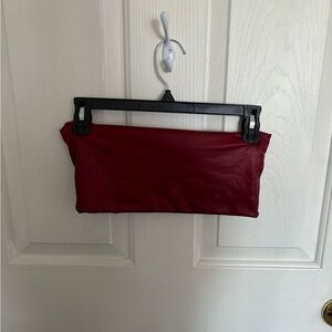 Topshop crop top , dark red size S/M